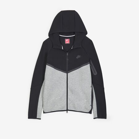 NIKE JACKET TECH FLEECE FZ NERO/GRIGIO UOMO