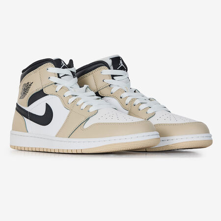 JORDAN air jordan 1 AIR JORDAN 1 MID BIANCO/BEIGE UOMO