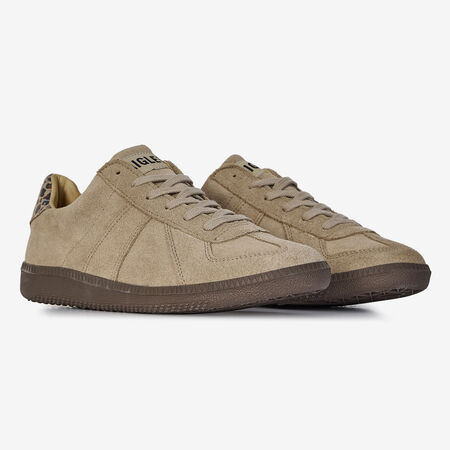 AIGLE EURO TRAINER LEOPARD BEIGE/MARRONE DONNA