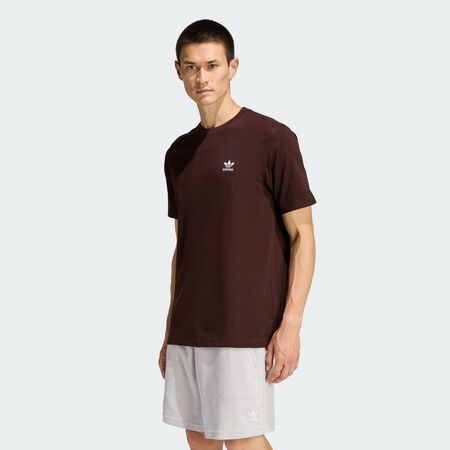 ADIDAS ORIGINALS TEE SHIRT ESSENTIAL MARRONE UOMO