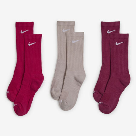 NIKE CHAUSSETTES X3 CREW EVERYDAY ROSA UOMO