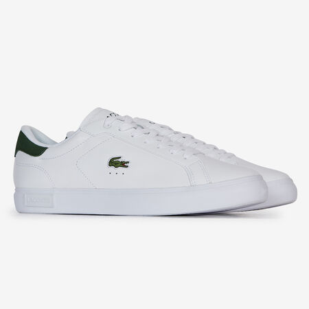 LACOSTE POWERCOURT BIANCO/VERDE UOMO