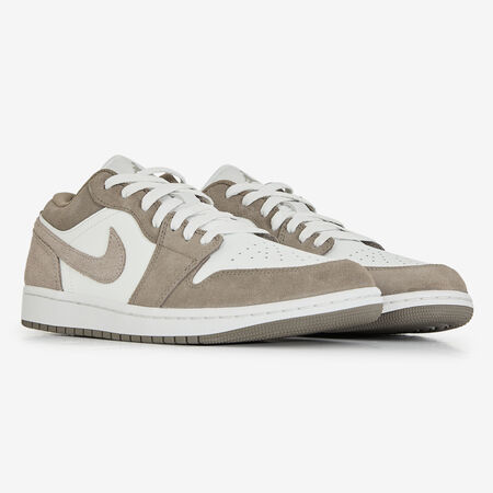 JORDAN air jordan 1 AIR JORDAN 1 LOW BIANCO/MARRONE UOMO