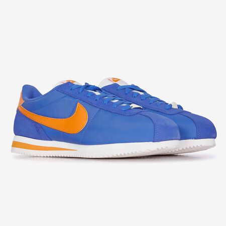 NIKE cortez CORTEZ NYLON BLU/ARANCIONE UOMO