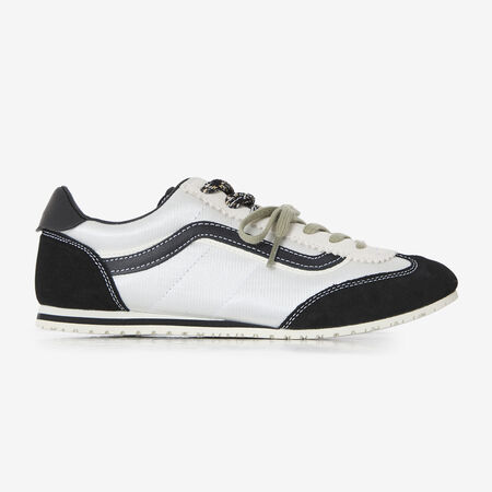 VANS SUPER LOWPRO DOUBLE LACES BIANCO/NERO DONNA