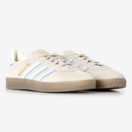 ADIDAS ORIGINALS gazelle GAZELLE INDOOR BEIGE/BLU DONNA