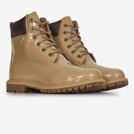 TIMBERLAND 6 INCH  PATENT BEIGE DONNA