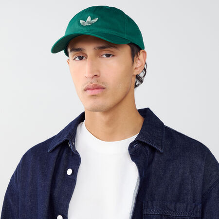 ADIDAS ORIGINALS CASQUETTE BASEBALL CLASSIC TREFOIL VERDE UOMO