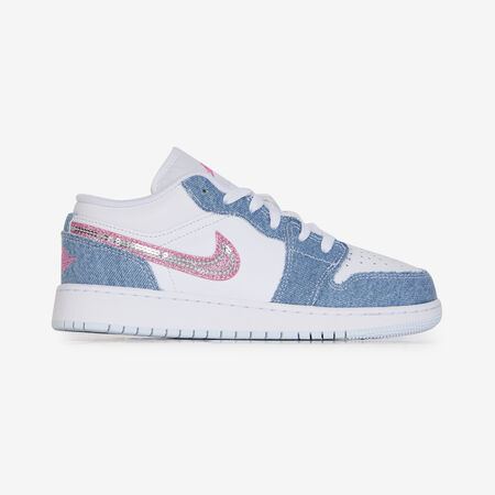JORDAN AIR JORDAN 1 LOW BLU/ROSA RAGAZZO