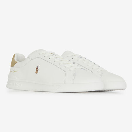 POLO RALPH LAUREN HERITAGE COURT SIGNATURE BIANCO/BEIGE UOMO