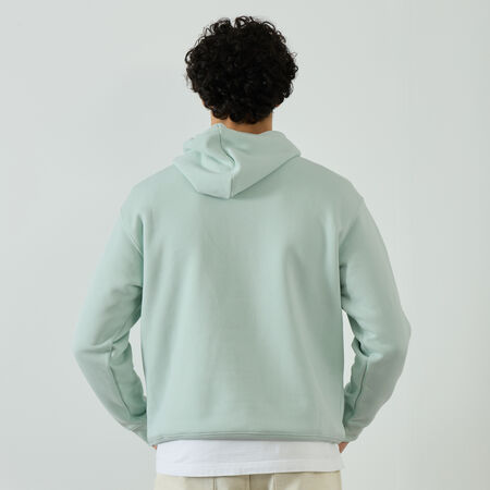 NEW BALANCE HOODIE SMALL LOGO VERDE UOMO