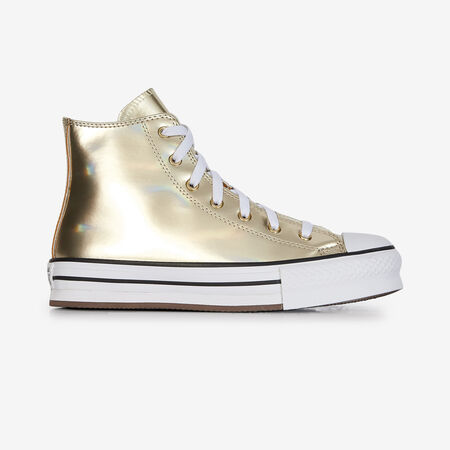 CHUCK TAYLOR ALL STAR EVA LIFT HI SHINE : DORATO