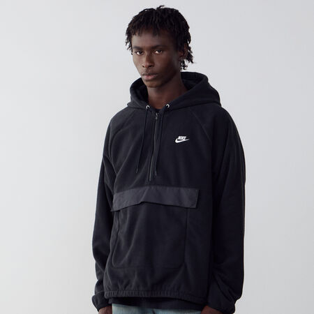 NIKE HOODIE CLUB WINTER NERO/BIANCO UOMO