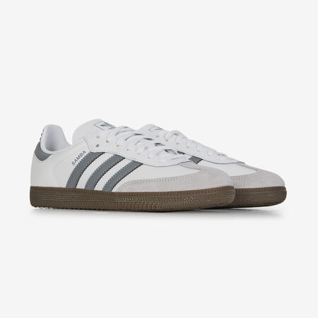 ADIDAS ORIGINALS samba SAMBA OG BIANCO/GRIGIO RAGAZZO