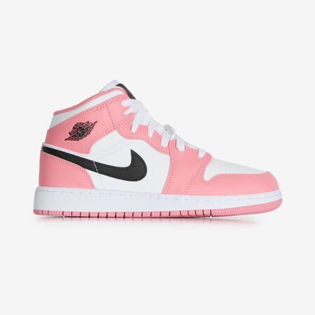 JORDAN air jordan 1 AIR JORDAN 1 MID BIANCO/ROSA RAGAZZO