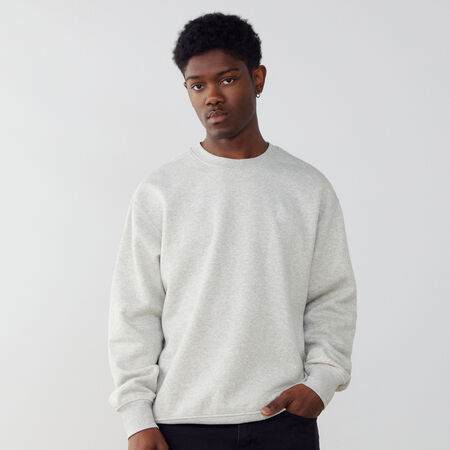 JORDAN SWEAT CREW BROOKLYN GRIGIO/BIANCO UOMO