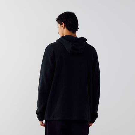 NIKE HOODIE CLUB POLAR NERO/BIANCO UOMO