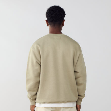 JORDAN SWEAT CREW BROOKLYN BEIGE/BIANCO UOMO