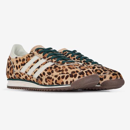 ADIDAS ORIGINALS sl 72 SL 72 OG LEOPARD PONY HAIR BEIGE/NERO DONNA