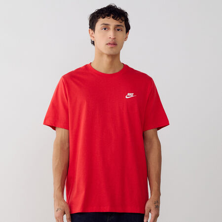 NIKE TEE SHIRT CLUB ROSSO UOMO