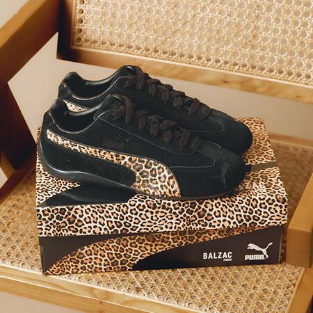 PUMA speedcat SPEEDCAT x BALZAC LEOPARD NERO/MARRONE DONNA