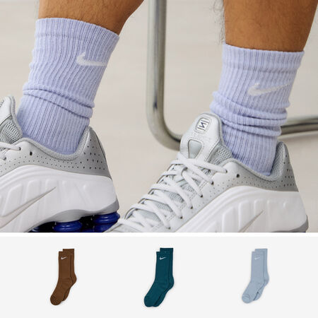 NIKE CHAUSSETTES X3 CREW SOLID COLOR ASSORTI BLU/BLU SCURO UOMO