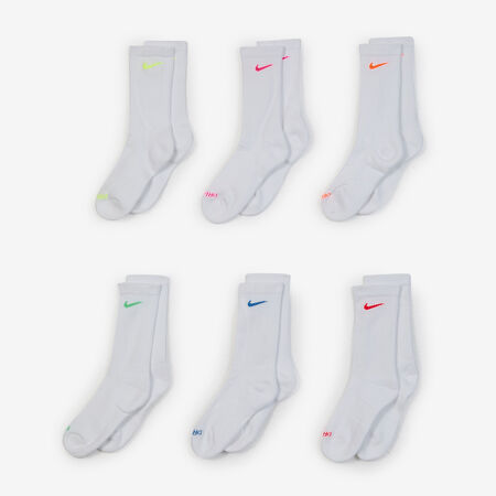 CHAUSSETTES X6 CREW CUSHION : BIANCO/NERO
