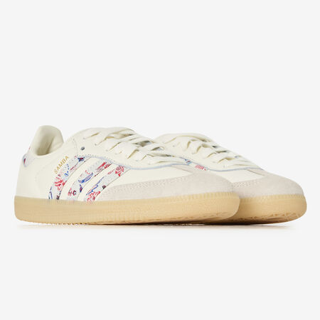 ADIDAS ORIGINALS samba SAMBA OG LIBERTY BEIGE/MULTICOLORE DONNA