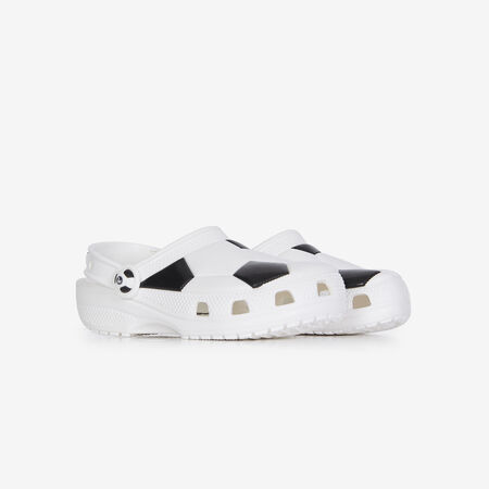 CROCS CLASSIC CLOG FOOTBALL BIANCO/NERO BAMBINO