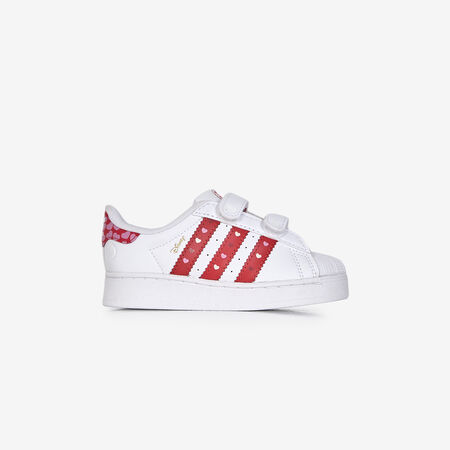 ADIDAS ORIGINALS superstar SUPERSTAR II CF LED ALICE IN WONDERLAND BIANCO/ROJO NEONATO