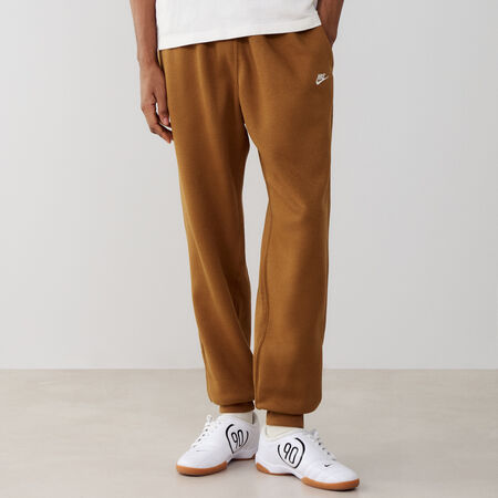 NIKE PANT JOGGER CLUB MARRONE/BIANCO UOMO