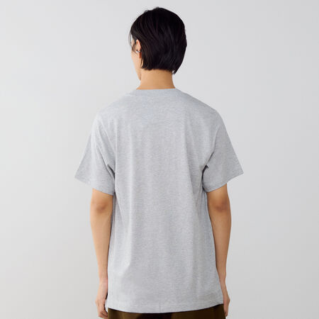 NEW BALANCE TEE SHIRT BIG LOGO GRIGIO/BIANCO UOMO