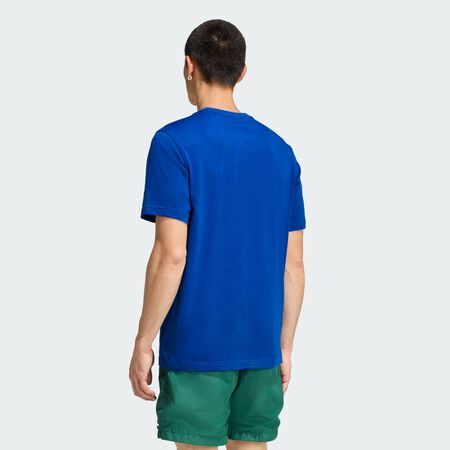 ADIDAS ORIGINALS TEE SHIRT ESSENTIAL BLU UOMO
