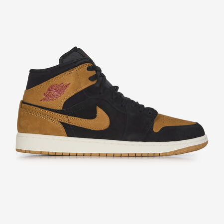 JORDAN AIR JORDAN 1 MID SE NERO/MIELE UOMO