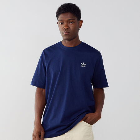 TEE SHIRT ESSENTIAL : BLU SCURO/BIANCO