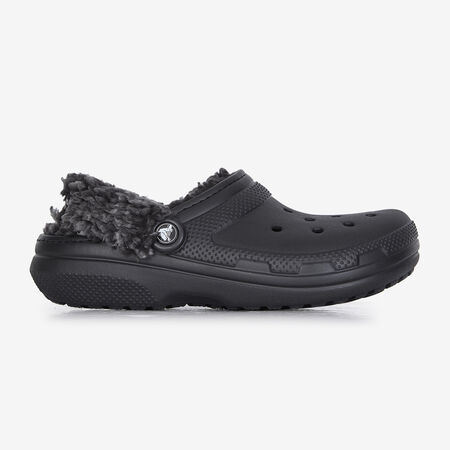 CROCS FLEECE LINED CLOG NERO DONNA