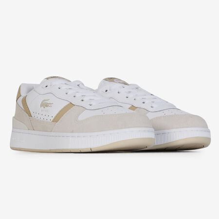 LACOSTE T-CLIP SET BIANCO/BEIGE DONNA