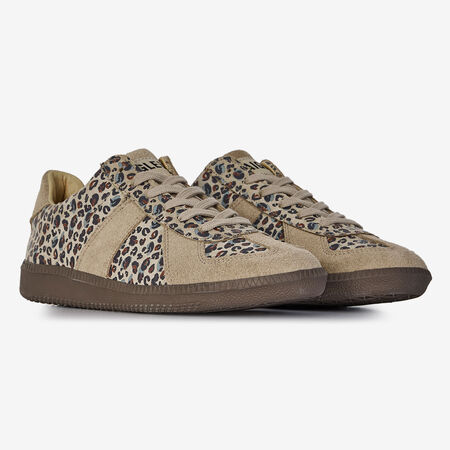 AIGLE EURO TRAINER LEOPARD MARRONE/BEIGE DONNA