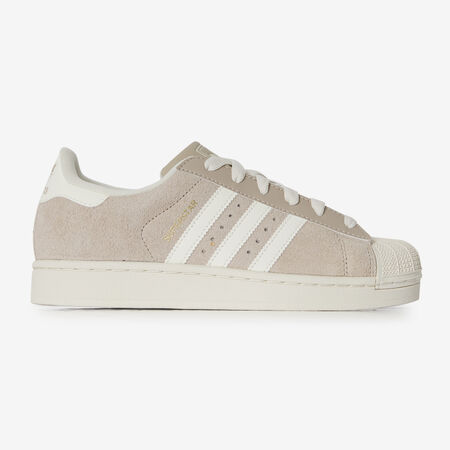 SUPERSTAR LEATHER : BEIGE/BIANCO