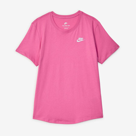 NIKE TEE SHIRT CLUB ROSA/BIANCO DONNA