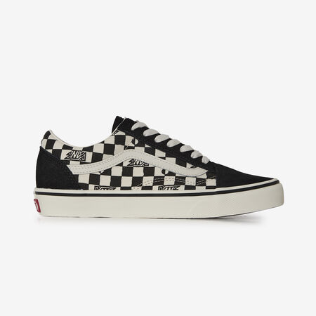 VANS old skool OLD SKOOL CHECK NERO/BIANCO RAGAZZO