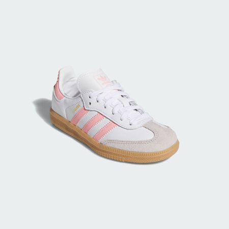ADIDAS ORIGINALS samba SAMBA OG BIANCO/ROSA BAMBINO