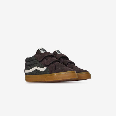 VANS SK8-MID V DENIM GRIGIO/BIANCO NEONATO