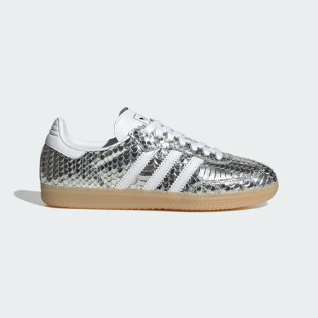 ADIDAS ORIGINALS samba SAMBA OG REPTILE ARGENTO/BIANCO DONNA