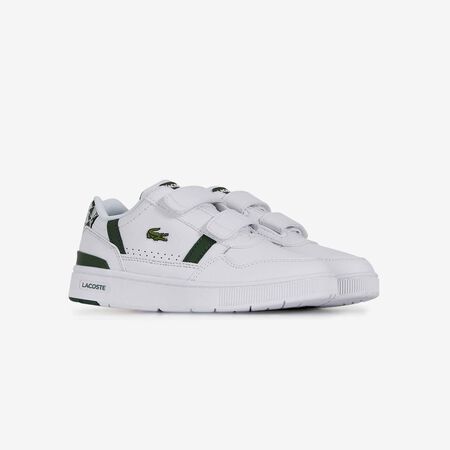 LACOSTE t-clip T-CLIP SIGNATURE CF BIANCO/VERDE BAMBINO