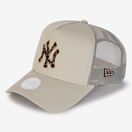NEW ERA 9FORTY TRUCKER WMN NY LEO INFIL BEIGE/MARRONE DONNA