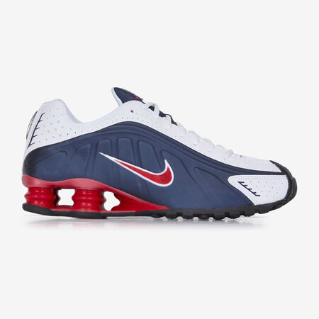 NIKE shox SHOX R4 BIANCO/BLU SCURO UOMO