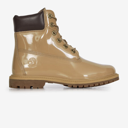 TIMBERLAND 6 INCH  PATENT BEIGE DONNA