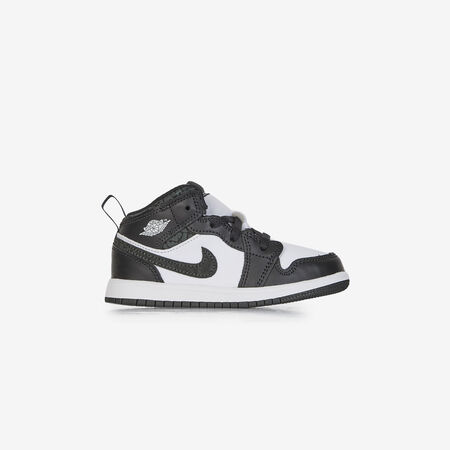 JORDAN AIR JORDAN 1 MID BIANCO/NERO NEONATO