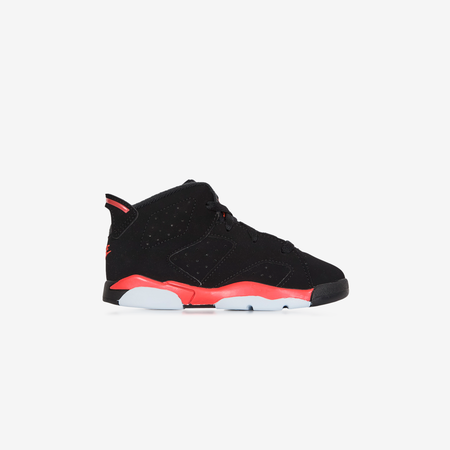 JORDAN AIR JORDAN 6 NERO/ROSSO NEONATO